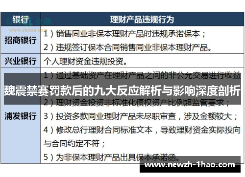 魏震禁赛罚款后的九大反应解析与影响深度剖析